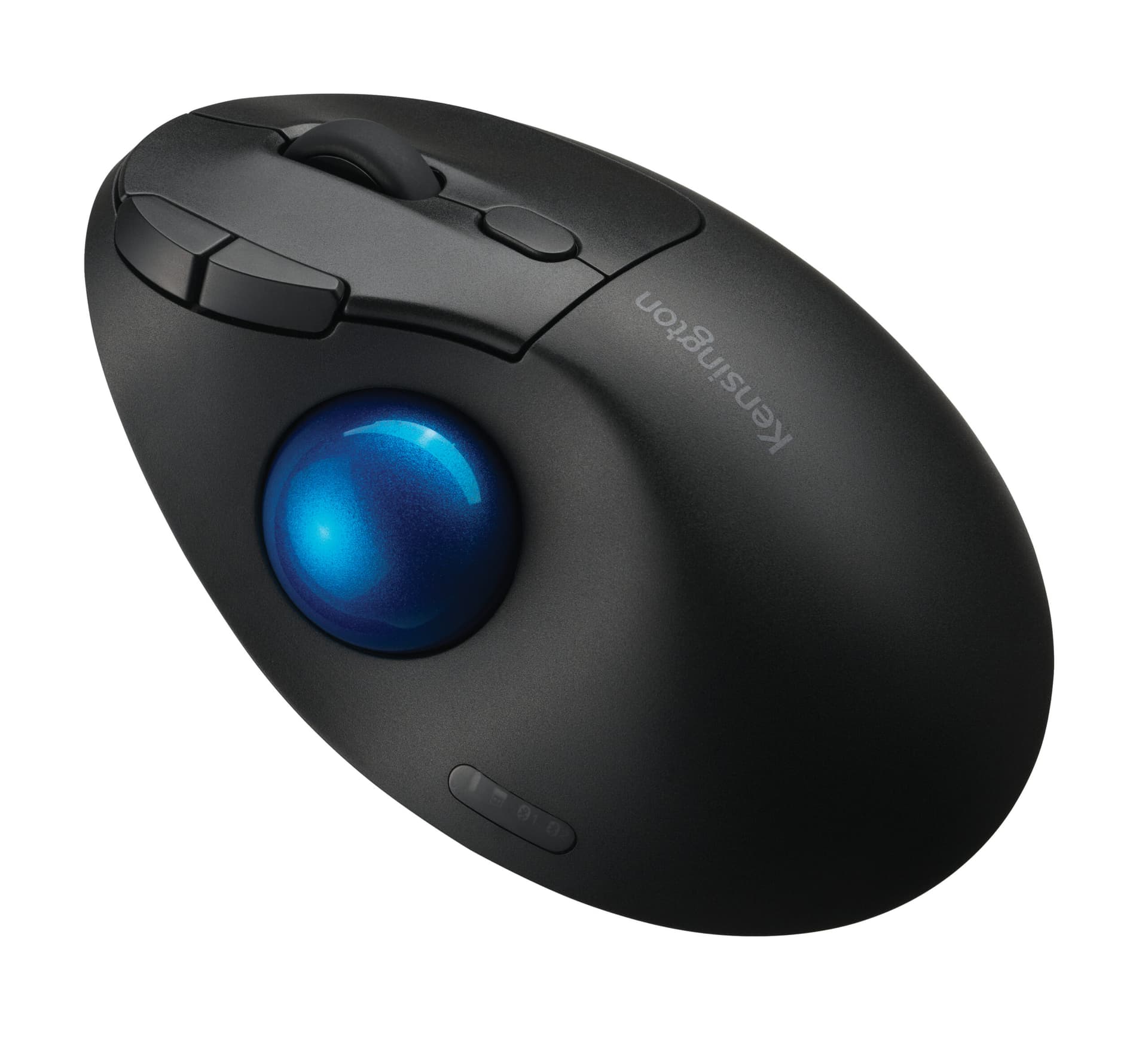 MOUSE Kensington - ergonomic, "Profit Ergo", PC sau NB, wireless, Bluetooth | 2.4GHz, optic, 1600 dpi, butoane/scroll 5/1, buton selectare viteza, negru, "TB450", "K72194WW" — miniatură