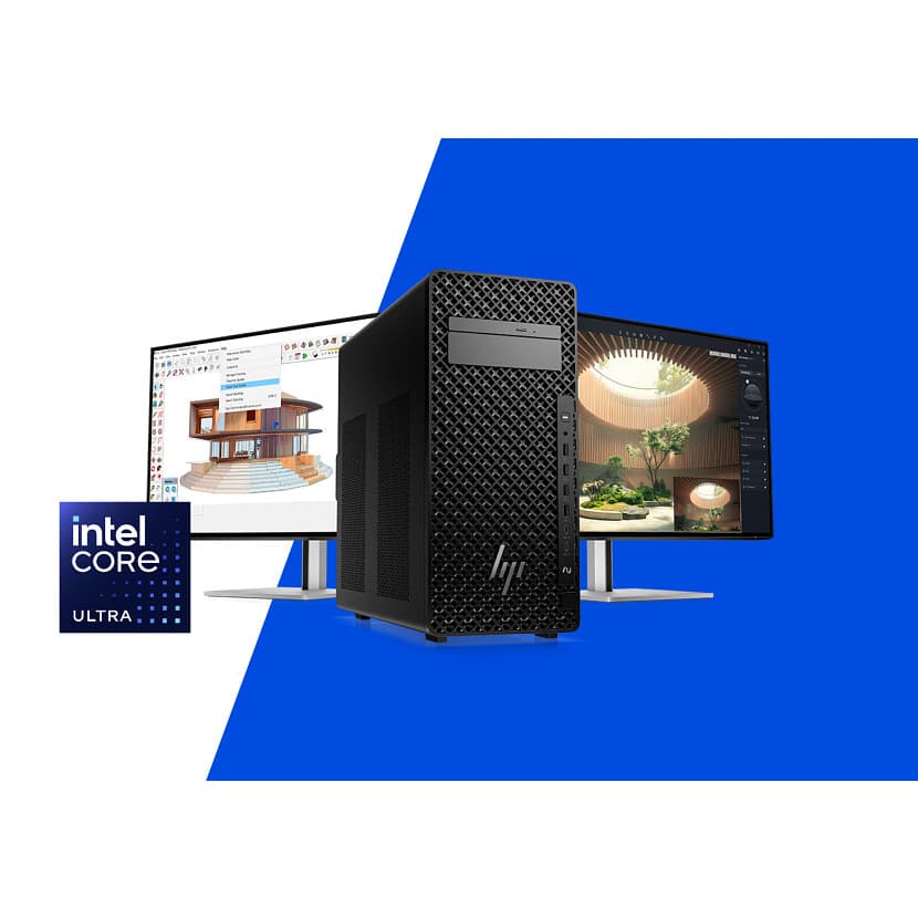 Desktop Workstation HP Z2 Tower G1i cu procesor Intel Core Ultra 7 265 pana la 5.3 GHz, 32 GB DDR5, 1TB SSD, RTX 2000 Ada, Windows 11 Pro, Black — miniatură