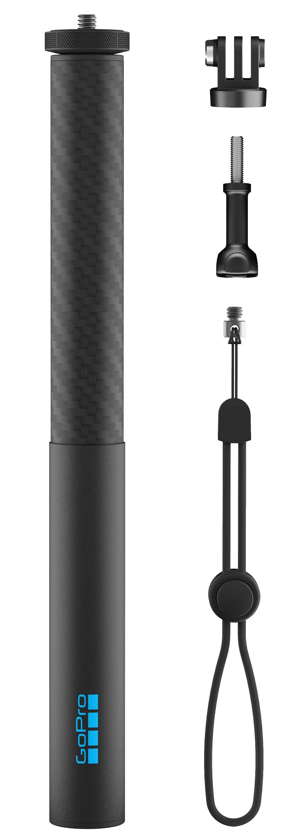 Brat extensibil GoPro MAX 2, 1mFibra carbon "AINVM-001" — miniatură