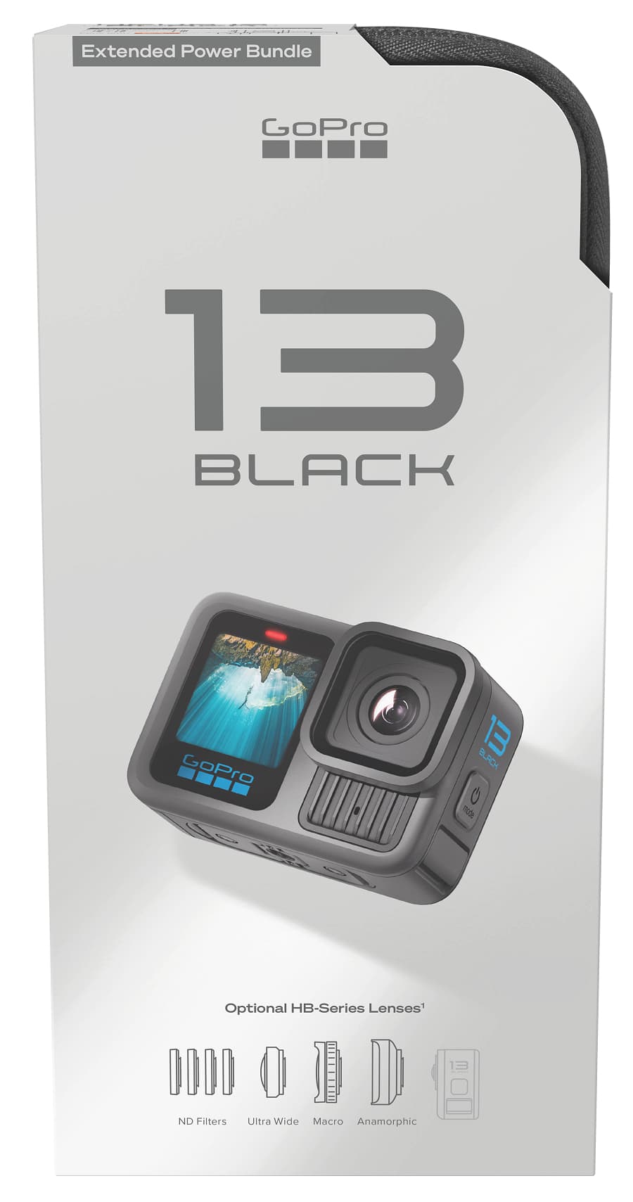 Bundle Camera de actiune H13B Extended Power, 64Gb3x bat Enduro, dual bat "CHDRB-134-RW" — miniatură