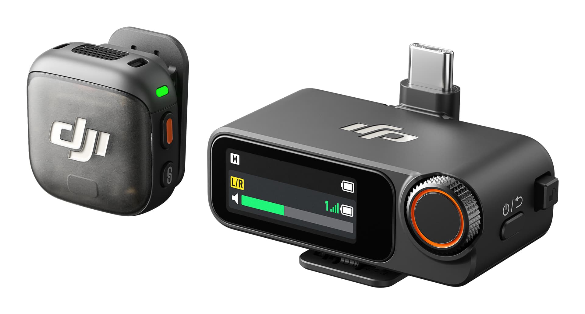 Kit microfon wireless DJI Mic 3 (1 TX + 1 RX)Raza actiune 400m, auton. TX 8h/ RX 10h "CP.RN.00000479.01" — miniatură