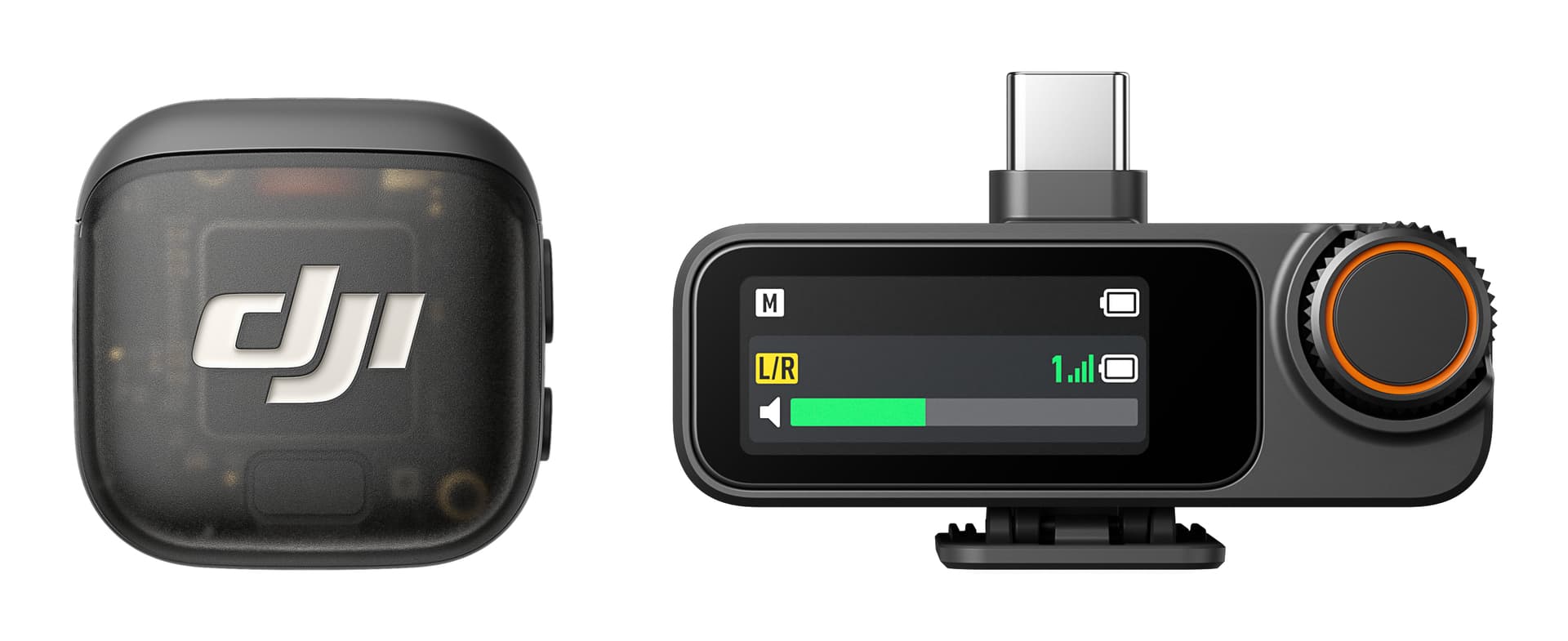 Kit microfon wireless DJI Mic 3 (1 TX + 1 RX)Raza actiune 400m, auton. TX 8h/ RX 10h "CP.RN.00000479.01" — miniatură