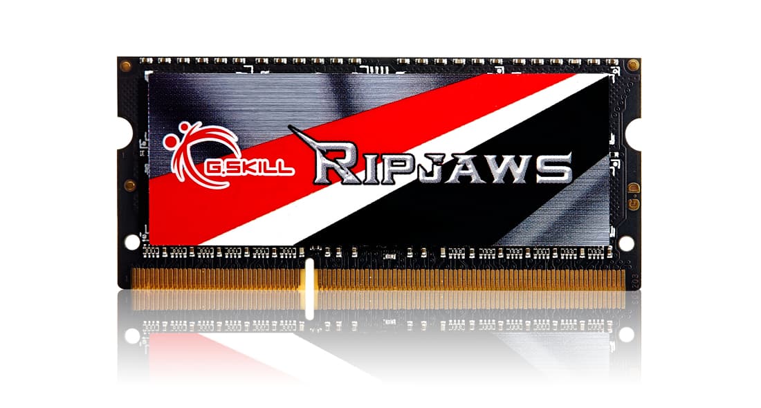 Memorie laptop Memory Set G.SKILL Ripjaws F3-1600C9D-8GRSL (DDR3 SO-DIMM; 2 x 4 GB; 1600 MHz; 9) "F3-1600C9D-8GRSL" — miniatură