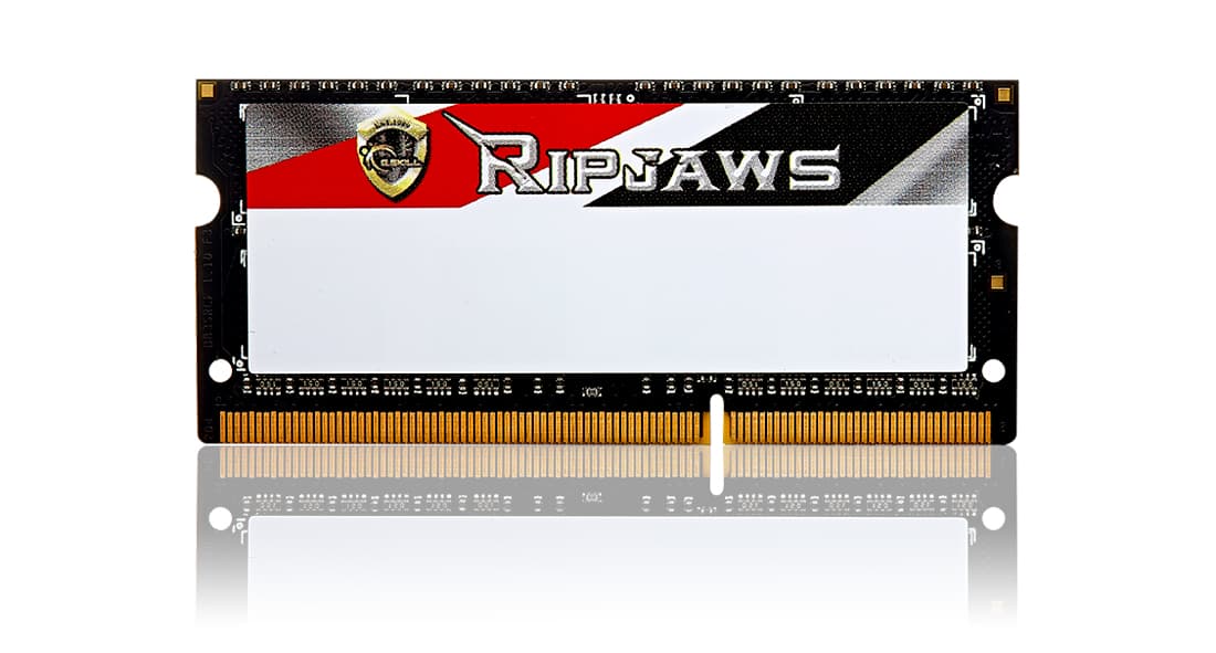 Memorie laptop Memory Set G.SKILL Ripjaws F3-1600C9D-8GRSL (DDR3 SO-DIMM; 2 x 4 GB; 1600 MHz; 9) "F3-1600C9D-8GRSL" — miniatură