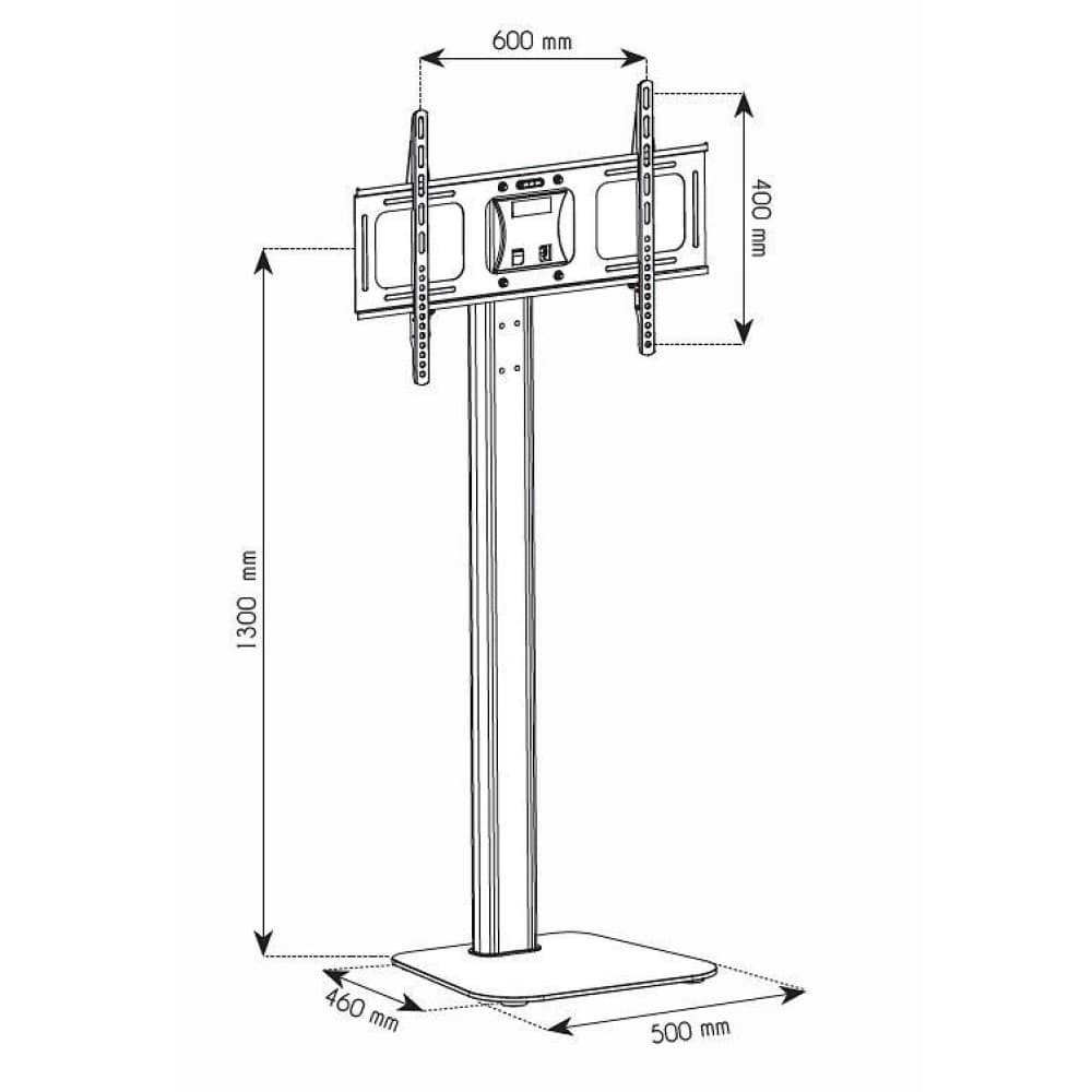 Suport podea Techly pentru TV / LCD / LED, 32-70, 50 kg, Argintiu, ICA-TR11, 028863 "ICA-TR11" — miniatură