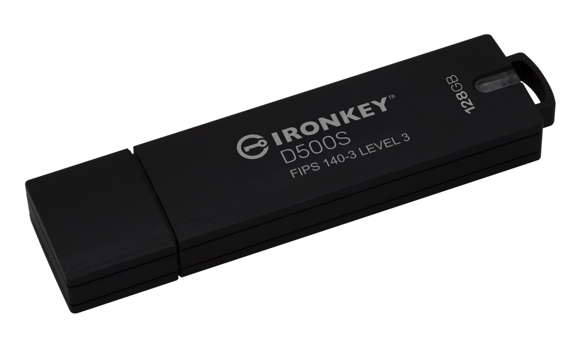 KINGSTON 128GB IronKey D500S FIPS 140-3 Lvl 3 Pending AES-256 "IKD500S/128GB" — miniatură