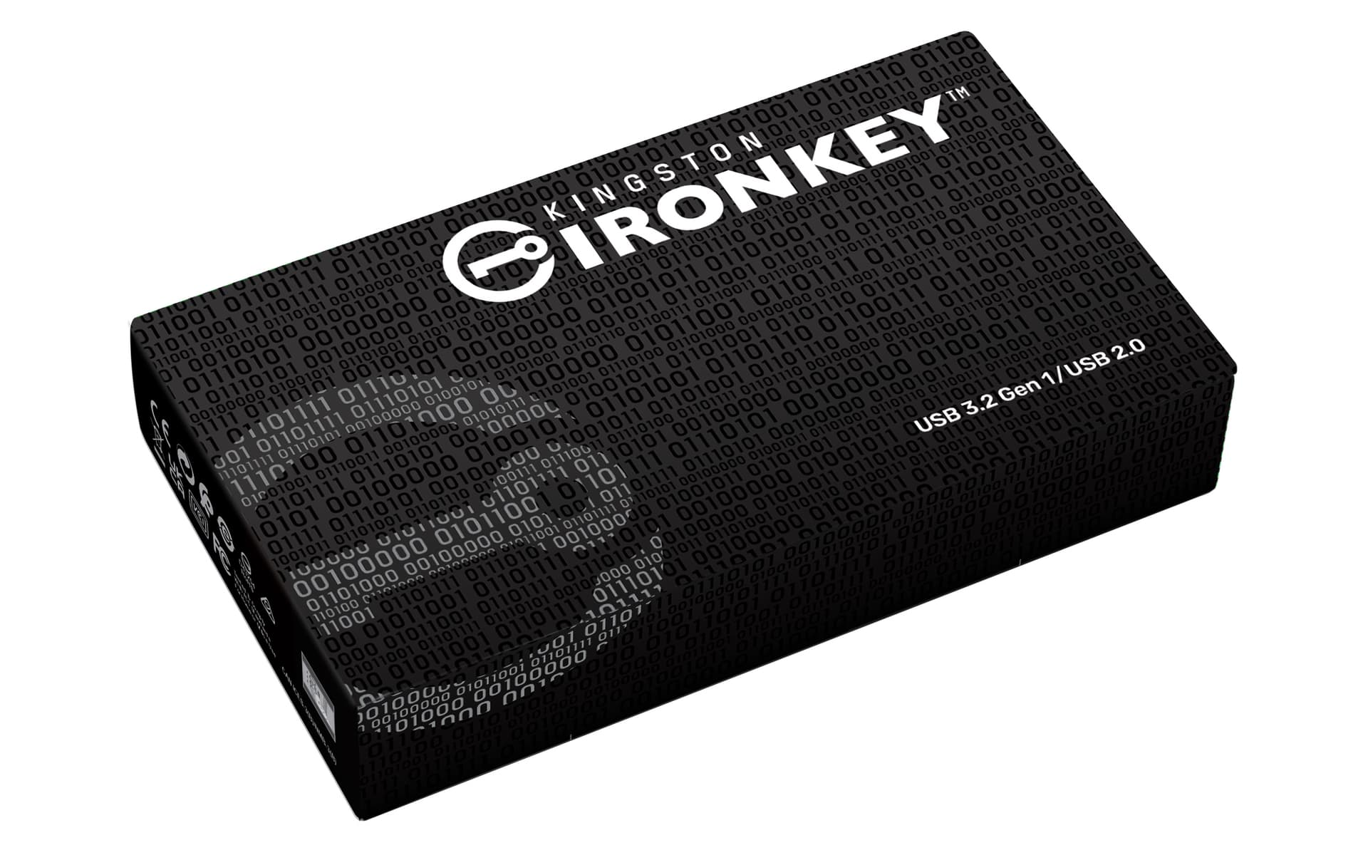 KINGSTON 128GB IronKey D500S FIPS 140-3 Lvl 3 Pending AES-256 "IKD500S/128GB" — miniatură