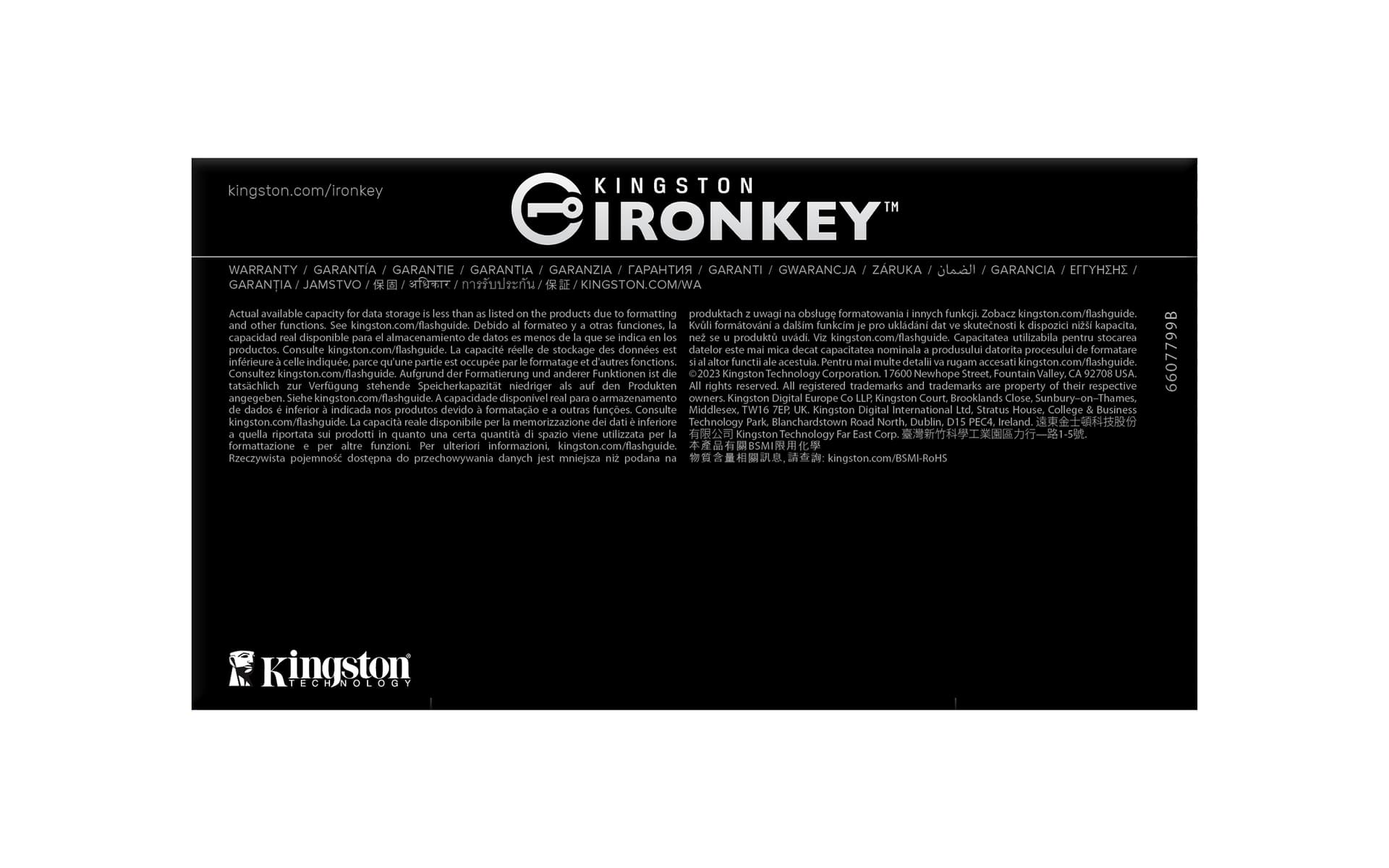 KINGSTON 128GB IronKey D500S FIPS 140-3 Lvl 3 Pending AES-256 "IKD500S/128GB" — miniatură