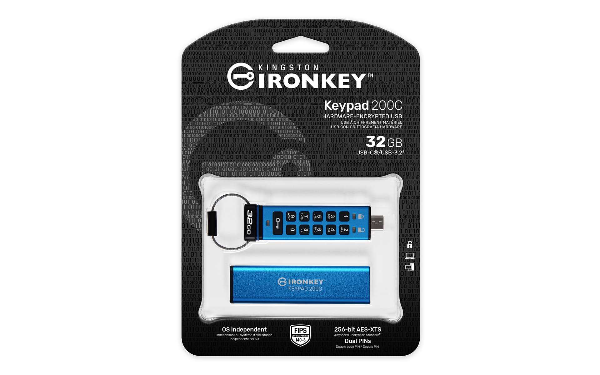 MEMORY DRIVE FLASH USB-C/32GB IKKP200C/32GB KINGSTON "IKKP200C/32GB" — miniatură