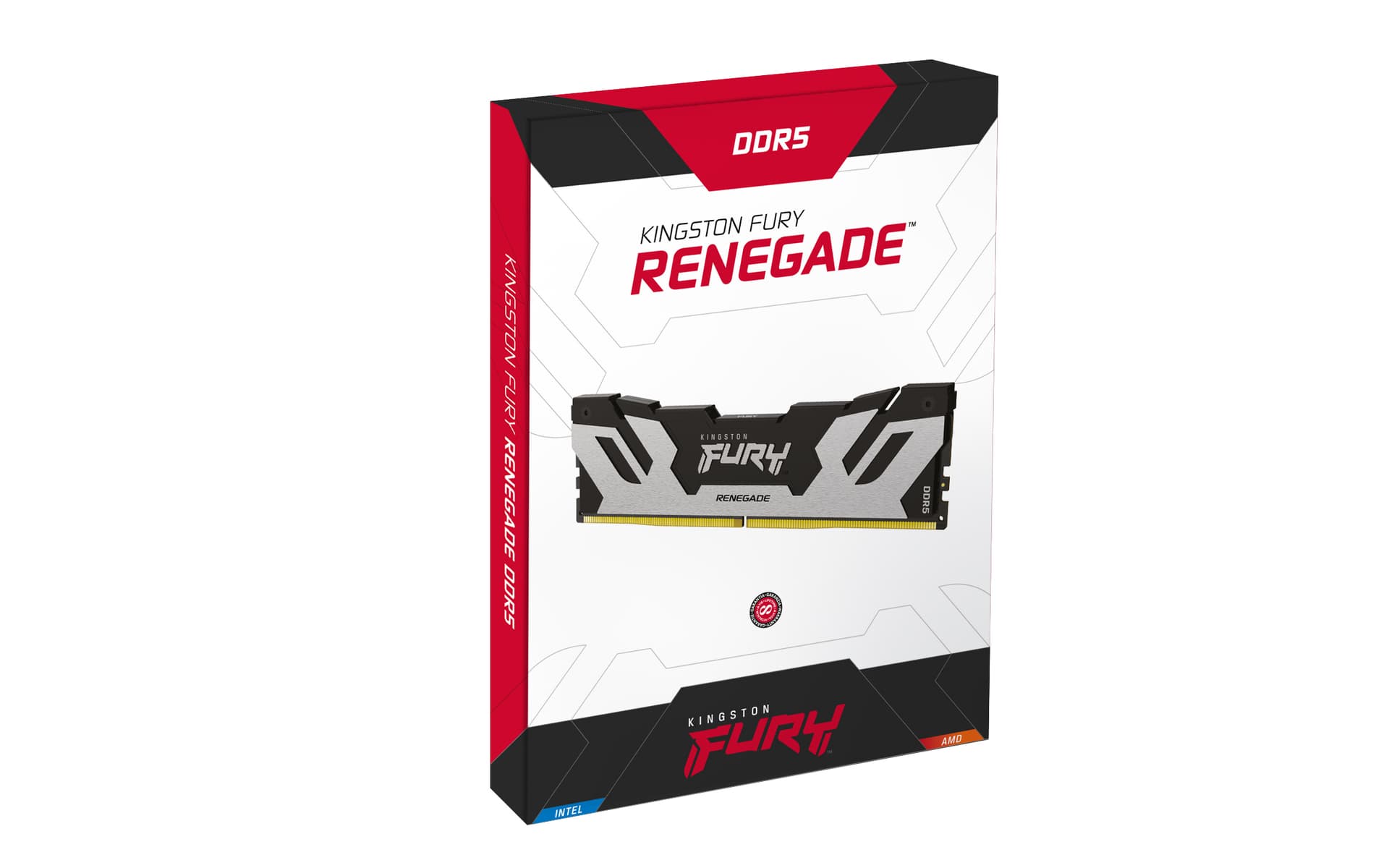 Memorie Kit Memorie Fury Renegade Intel XMP 3.0, 32GB, DDR5-8000MHz, CL38, Dual Channel, Argintiu "KF580C38RSK2-32" — miniatură