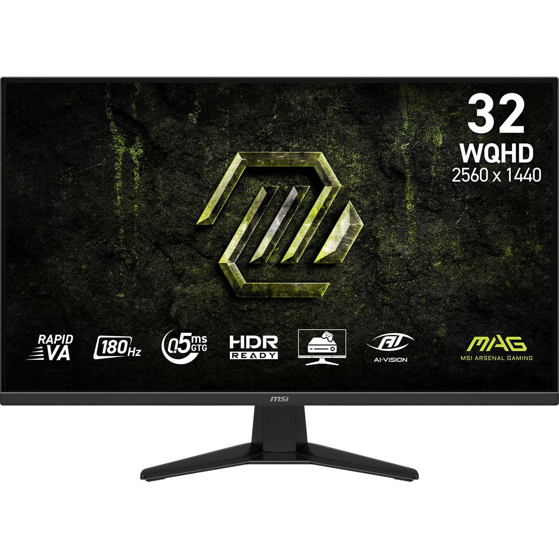 MSI MAG 325QF E18V Gaming Monitor 31.5inch WQHD Rapid VA 180Hz 1ms HDR "MAG 325QF E18V"