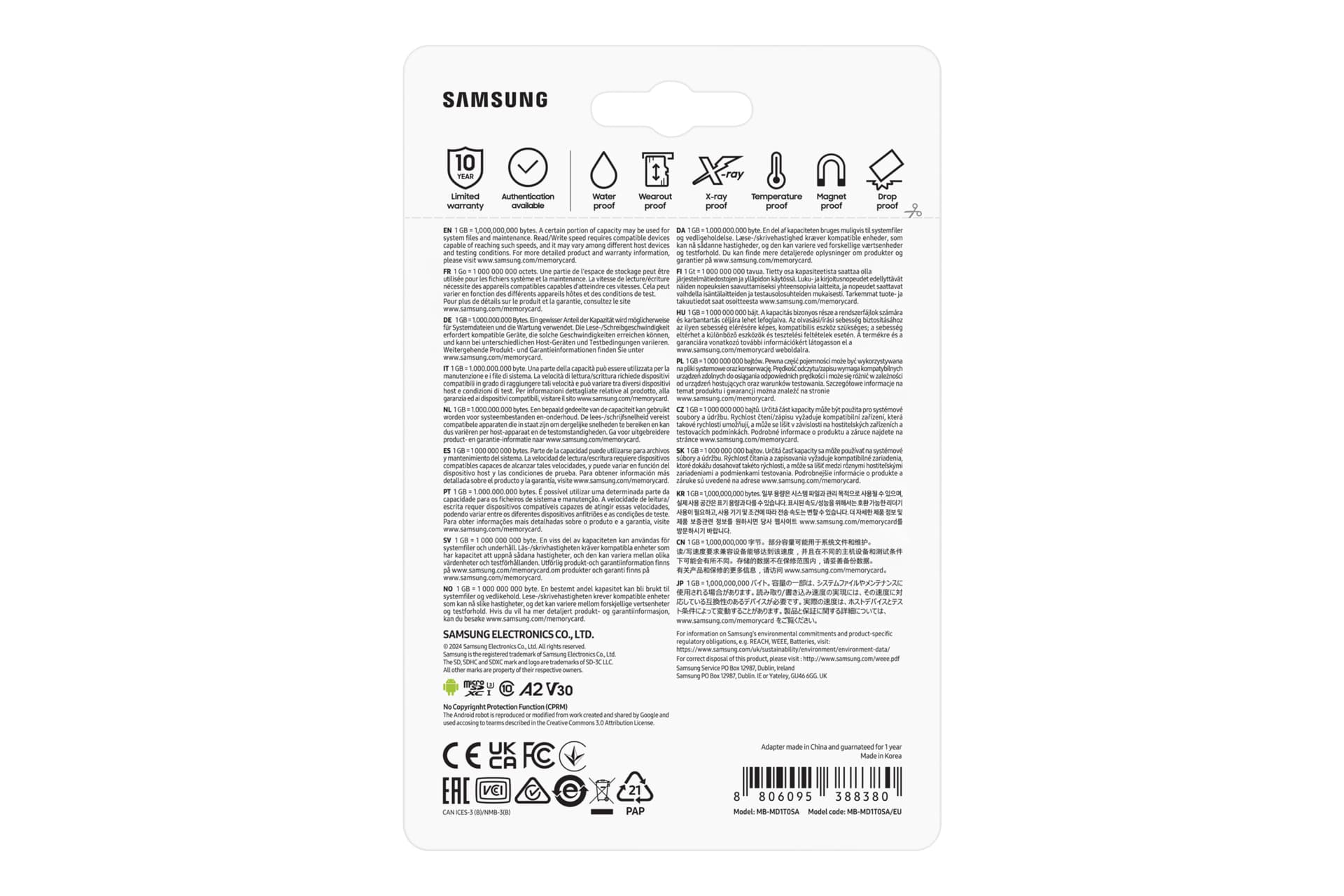 Samsung MB-MD1T0SA/EU "MB-MD1T0SA/EU" — miniatură