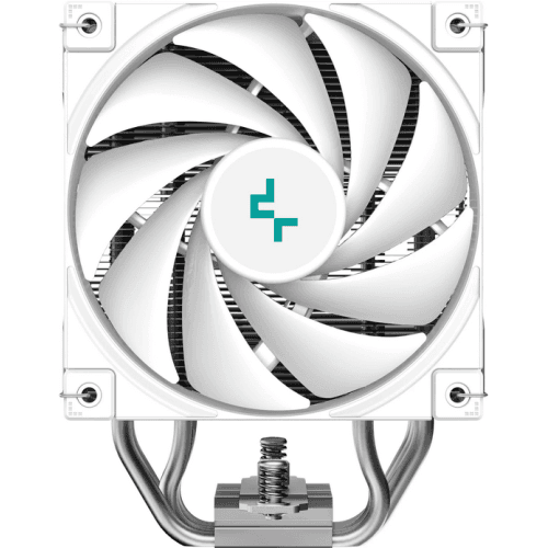 COOLER DeepCool "AK500S DIGITAL SE WH", combatibil skt. Intel si AMD, racire cu aer, ventilator 120mm, 500 - 1850 rpm, 5x6 mm heatpipes,inaltime 155mm, alb "R-AK500S-WHADMN-GJD" — miniatură