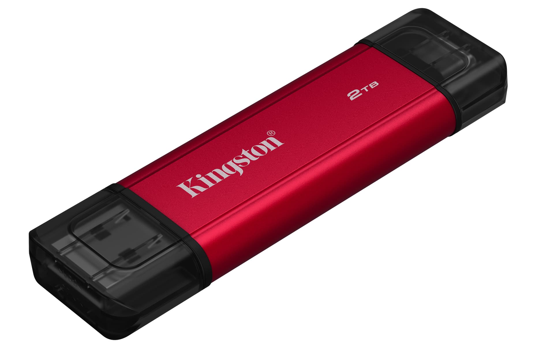 Kingston 2TB Dual USB-A/C Portable SSD, Up to 1050MB/s USB 3.2 Gen 2 "SPSD/2TB" — miniatură