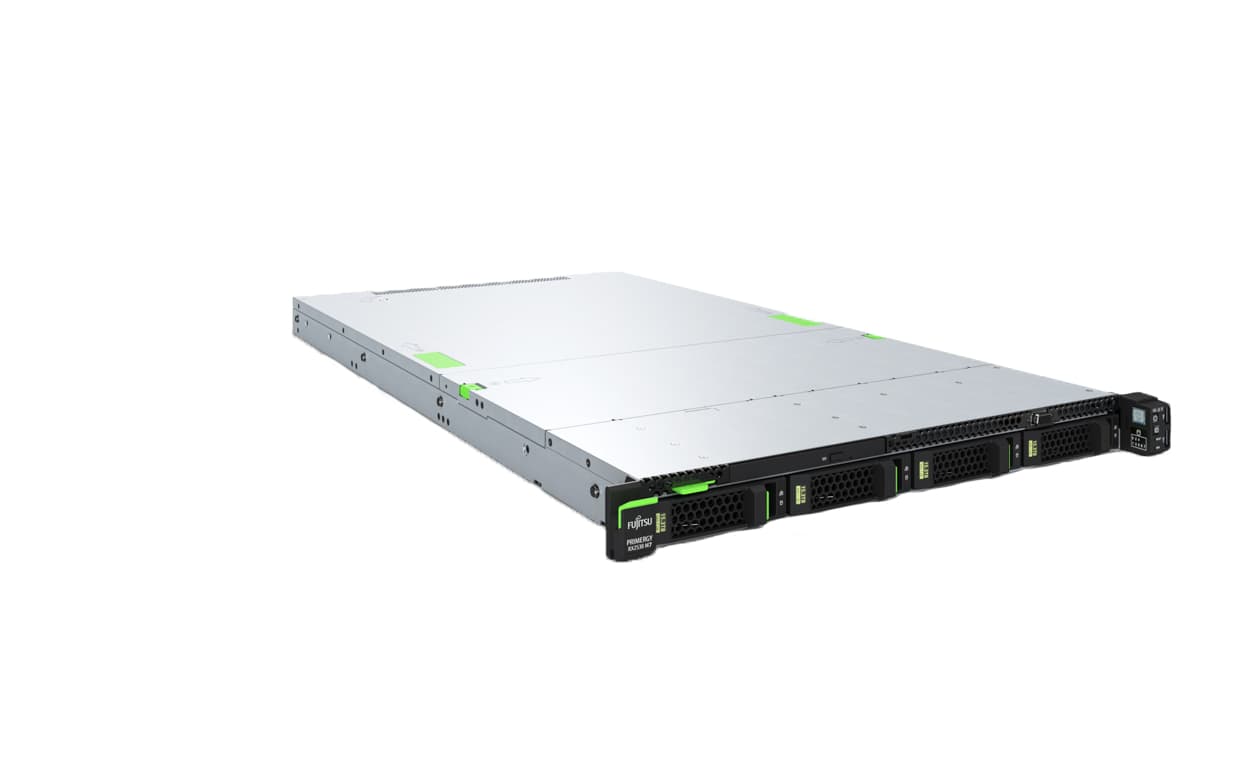 PRIMERGY RX2530 M7 10x 2.5", 1x Xeon Silver 4410T, 1x 32GB DDR5, no DVD, no HDD, RAID EP 3252-8i, 2x 900W PS, 3Yrs "VFY:R2537SC310IN" — miniatură