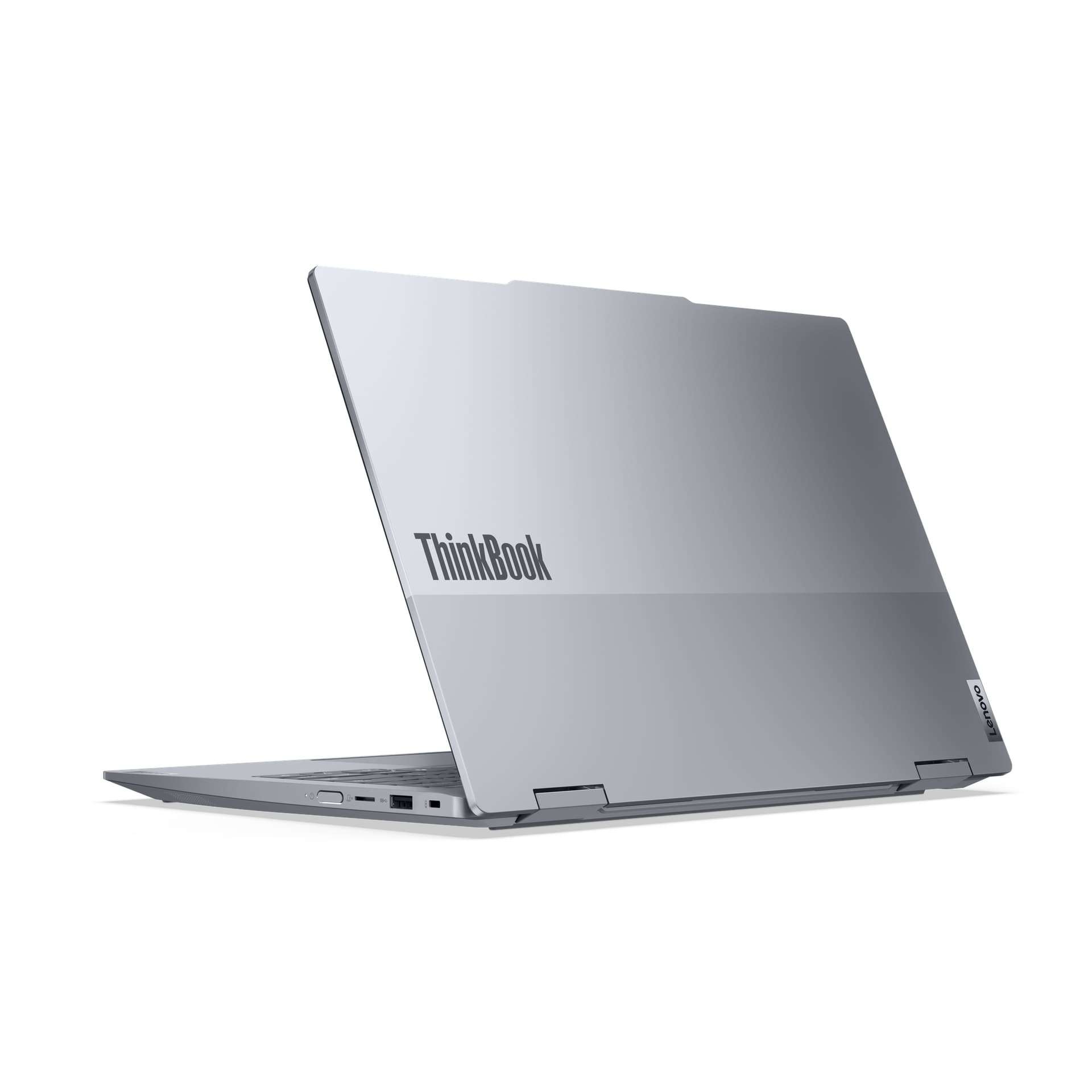 14 ThinkBook 14 2-in-1 G5 IAU, WUXGA IPS Touch, Procesor Intel® CoreTM Ultra 7 255U (12M Cache, up to 5.20 GHz), 16GB DDR5, 512GB SSD, Intel Graphics, Win 11 Pro, Luna Grey "21SQ000FRI" — miniatură