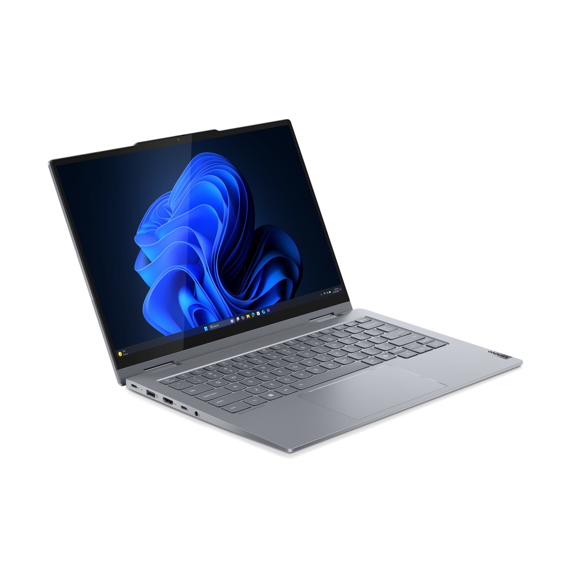 14 ThinkBook 14 2-in-1 G5 IAU, WUXGA IPS Touch, Procesor Intel® CoreTM Ultra 7 255U (12M Cache, up to 5.20 GHz), 16GB DDR5, 512GB SSD, Intel Graphics, Win 11 Pro, Luna Grey "21SQ000FRI" — miniatură