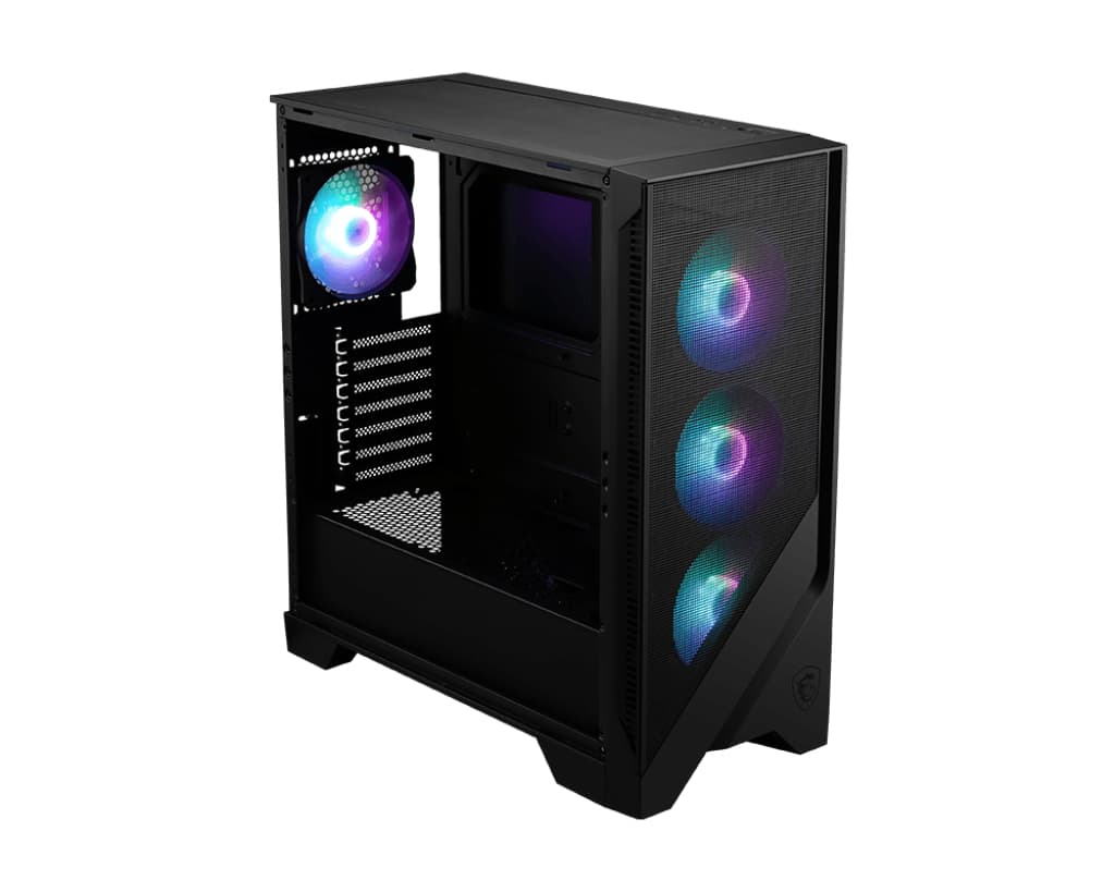 Carcasa MAG FORGE 320R AIRFLOW, Fara sursa, MiddleTower, ATX, Micro ATX (uATX), Mini ITX, Negru "306-7G23R21-809" — miniatură