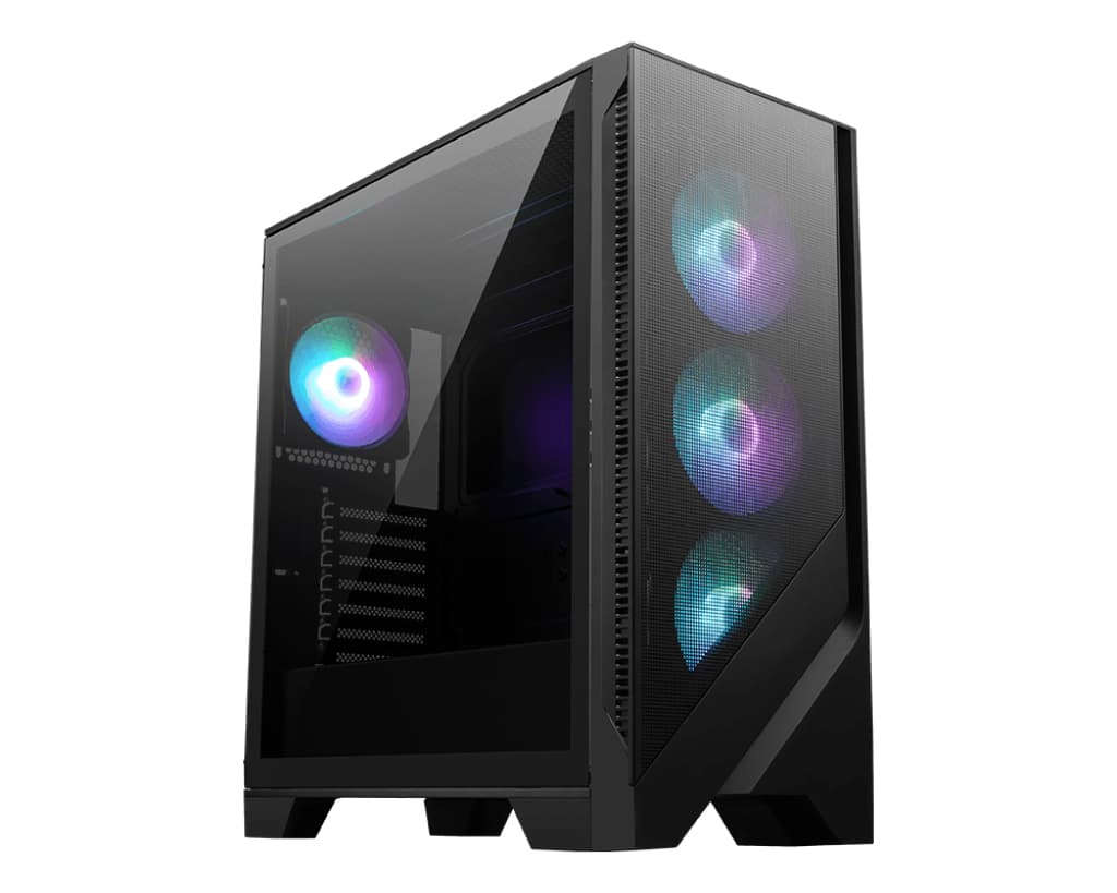 Carcasa MAG FORGE 320R AIRFLOW, Fara sursa, MiddleTower, ATX, Micro ATX (uATX), Mini ITX, Negru "306-7G23R21-809"