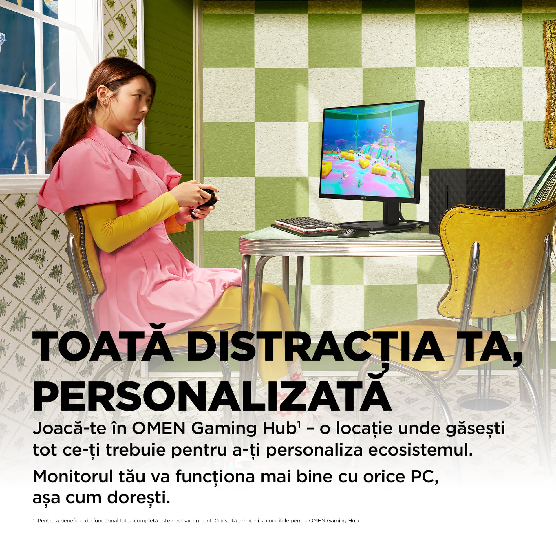 Monitor LED Omen 27q LED 27" 165Hz 1ms HDMI DP "780H4E9" — miniatură