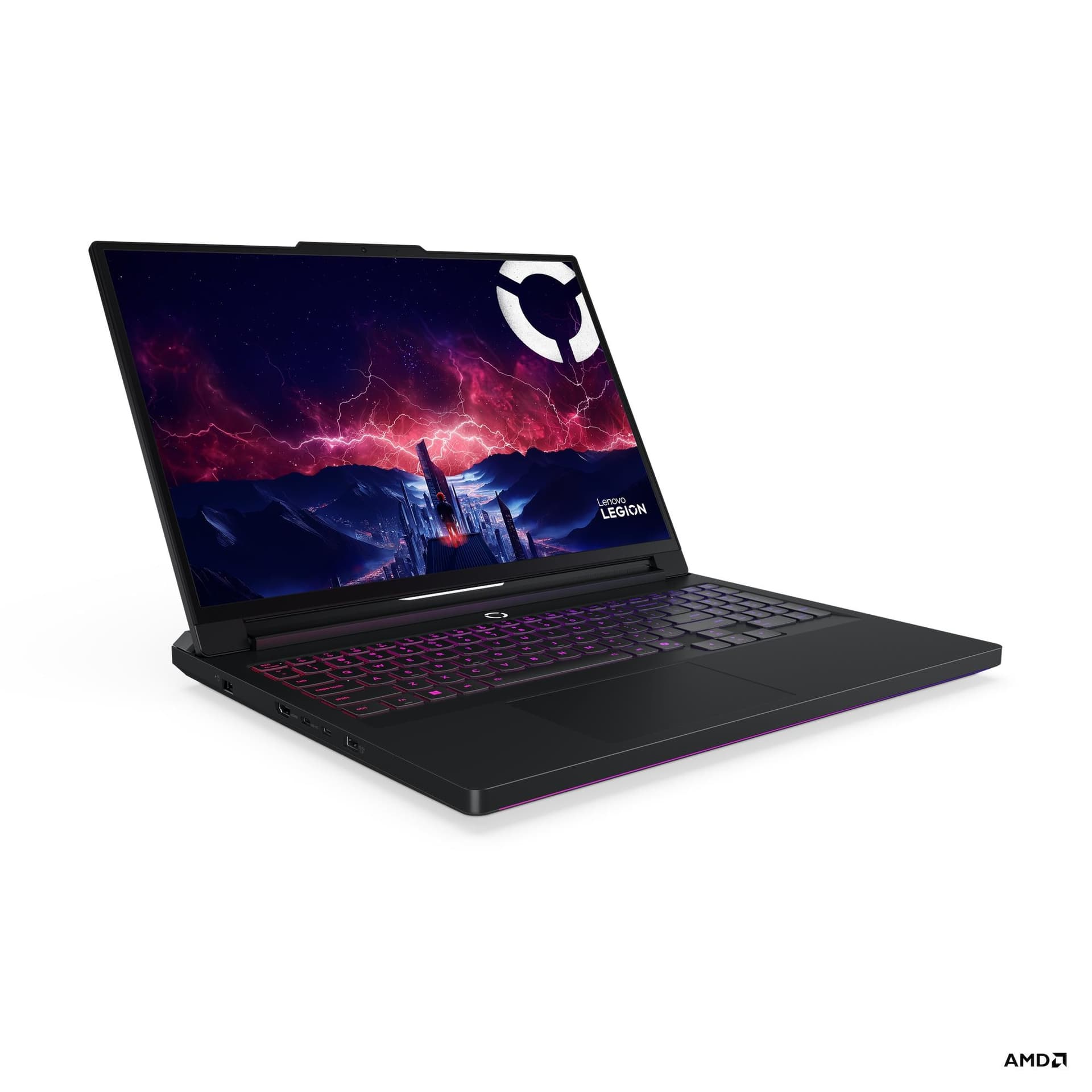 Gaming 16 Legion Pro 7 16AFR10H, WQXGA OLED 240Hz, Procesor AMD RyzenTM 9 9955HX3D (128M Cache, up to 5.4 GHz), 64GB DDR5, 2TB SSD, GeForce RTX 5080 16GB, No OS, Eclipse Black "83RU0010RM"