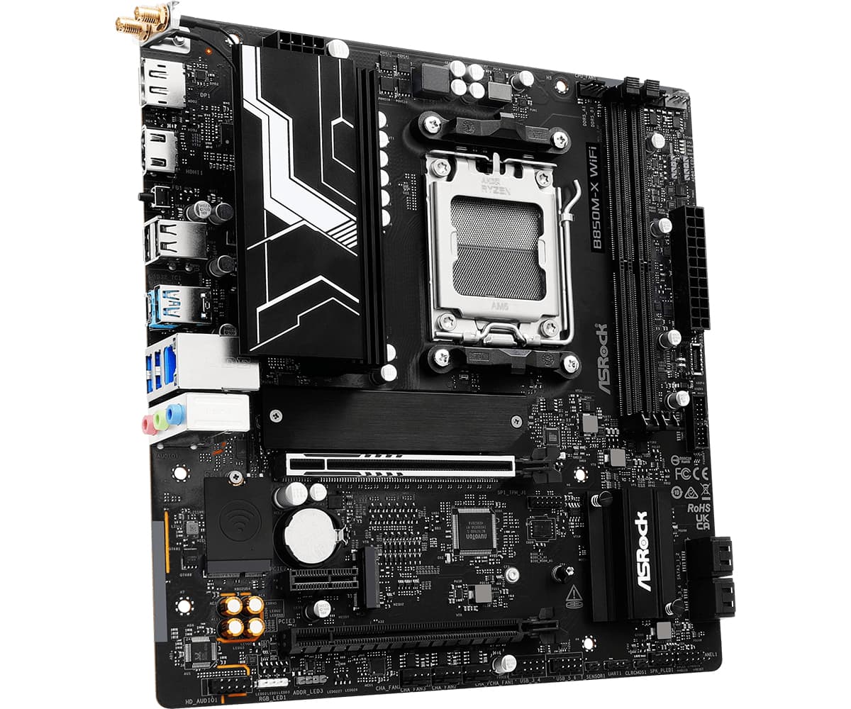 Placa de baza B850M-X WiFi R2.0, AMD B850, Socket AM5, mATX "90-MXBSH0-A0UAYZ" — miniatură