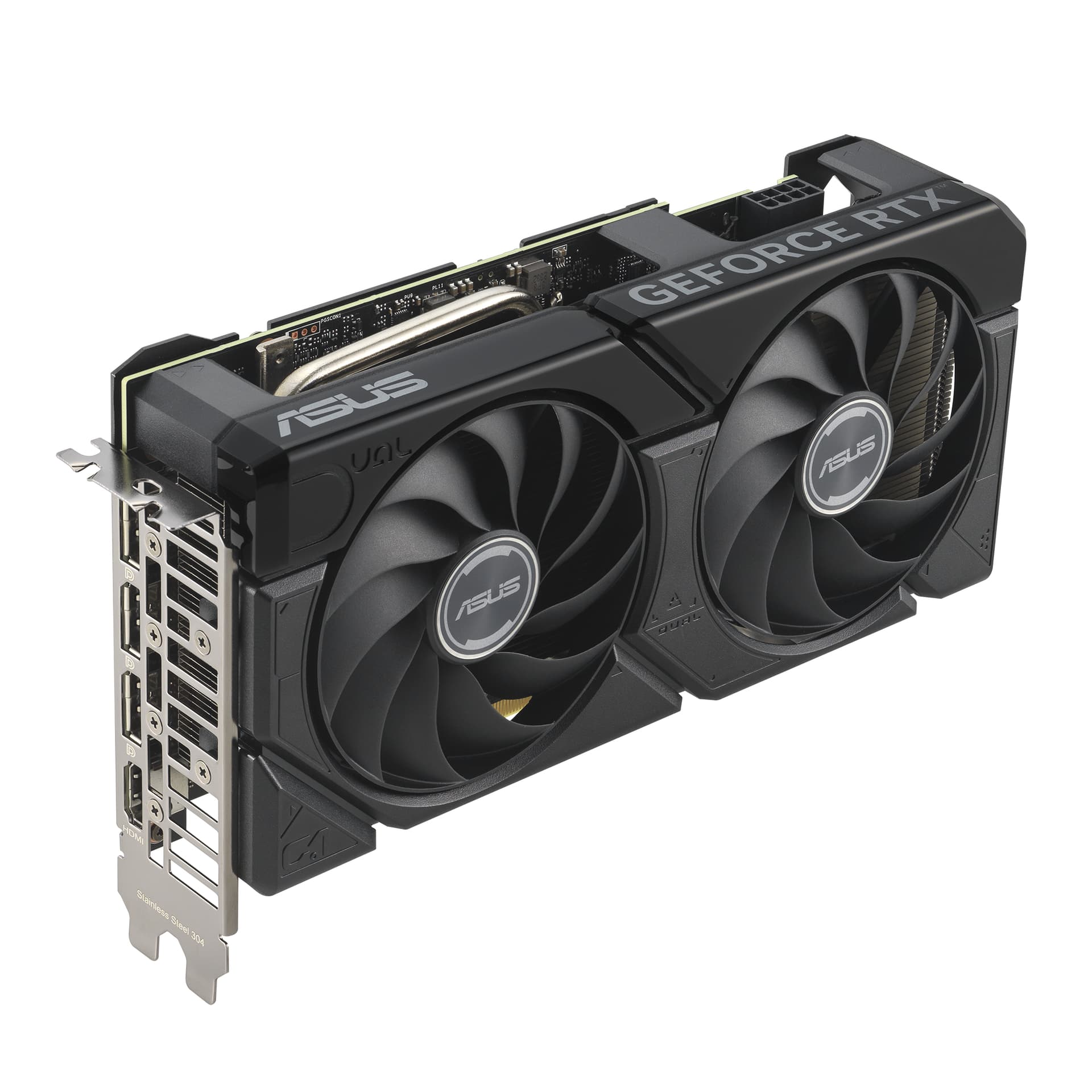 Placa video NVIDIA GeForce RTX 4060 TI Dual EVO OC 8GB GDDR6 128bit "90YV0J49-M0NA00" — miniatură