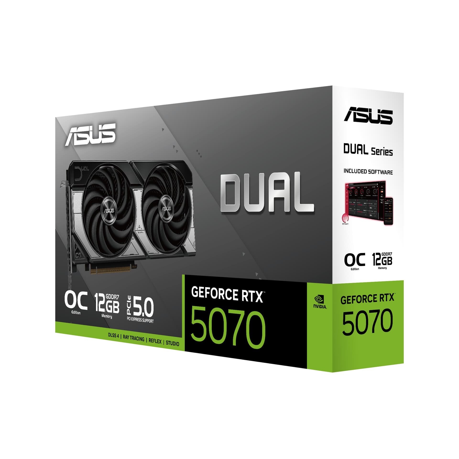 ASUS Dual -RTX5070-O12G "90YV0M17-M0NA00" — miniatură