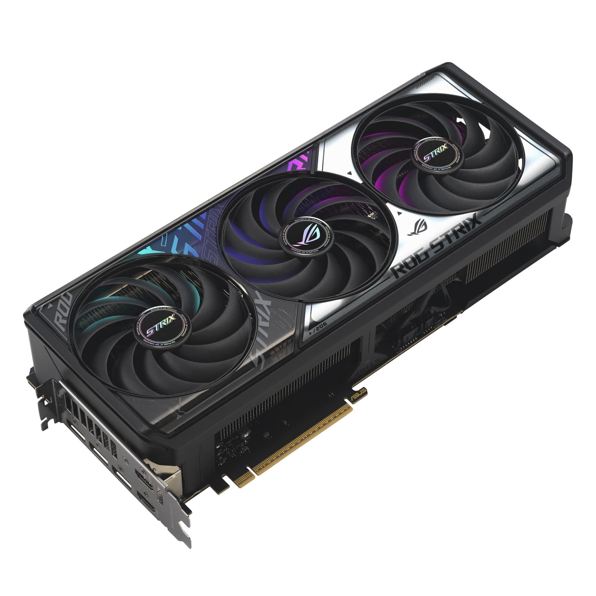 Placa video GeForce RTX 5070 Ti ROG STRIX OC 16GB GDDR7 256-bit DLSS 4.0 "90YV0M90-M0NA00" — miniatură