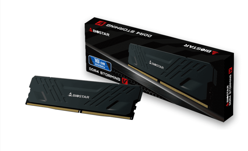 Memorie DDR Biostar "Storming V", 16GB, DDR4, 3200 MHz, 1 modul, radiator, 1.35V, CL16, "DO32NU4H16"