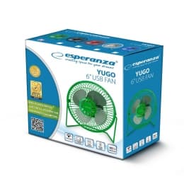 Ventilator portabil Esperanza YUGO EA149G USB 2.5W Verde "EA149G" — miniatură
