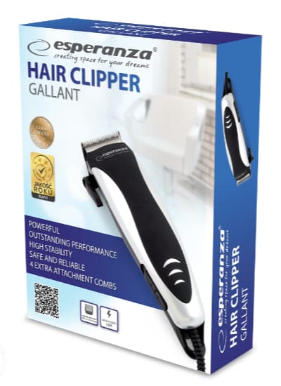 Aparat de tuns cu fir Esperanza Gallant EBC005 Negru/Gri "EBC005" — miniatură