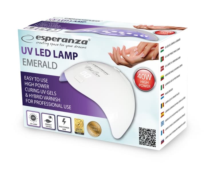 Lampa UV Esperanza Emerald EBN008 40W Alb "EBN008" — miniatură