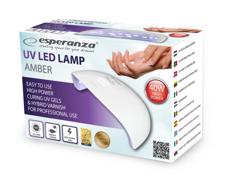 Lampa UV Esperanza Amber EBN009 40W Alb "EBN009" — miniatură