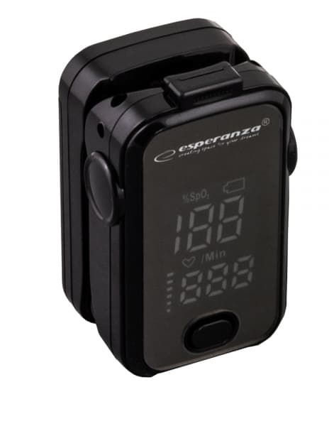 Puls-oximetru Esperanza Oxygen ECO001 SpO2 35%-100% Display LED Negru "ECO001" — miniatură