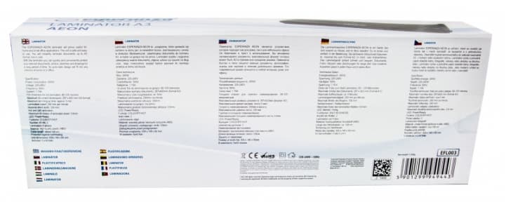 Laminator Esperanza EFL003 A3 265W Negru "EFL003" — miniatură