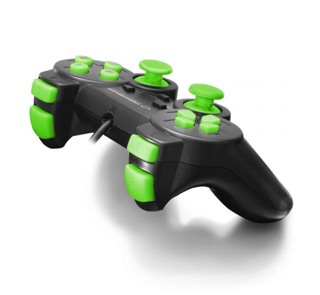 Gamepad Esperanza Warrior EGG102G cu vibratii Usb PC Verde "EGG102G" — miniatură