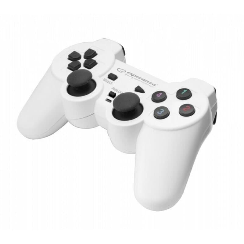 Gamepad Esperanza Warrior EGG102W cu vibratii Usb PC Alb "EGG102W"