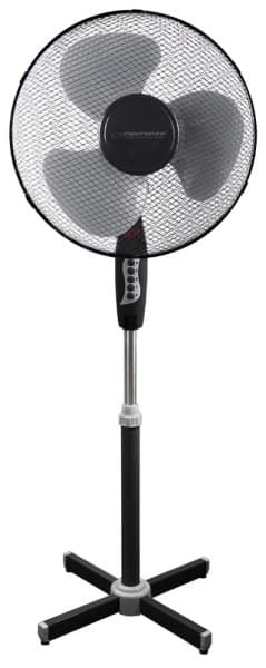 Ventilator cu picior Esperanza Hurricane EHF001KE diametru 40cm 50W Negru/Gri "EHF001KE"