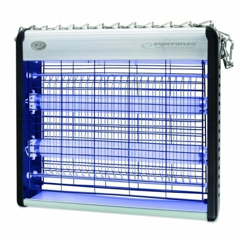 Aparat UV antiinsecte Esperanza Exterminator EHQ003 12W acoperire 50mp Alb "EHQ003"