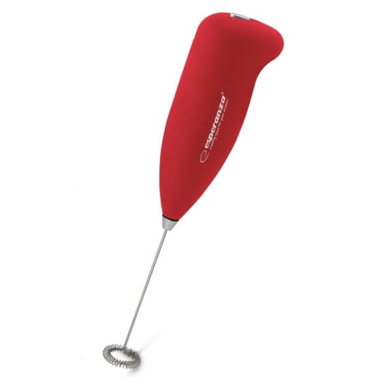 Aparat de spumat lapte electric Esperanza Latte EKF001R Rosu "EKF001R"