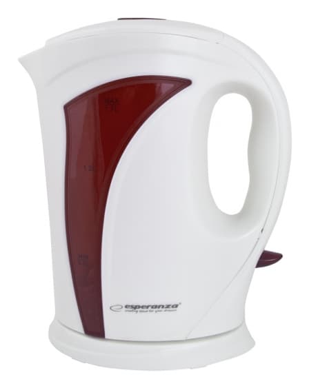 Fierbator electric Esperanza Iguazu EKK018R 2200W 1.7l Alb/Rosu "EKK018R" — miniatură