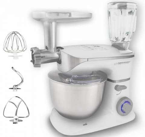 Robot de bucatarie Esperanza Cooking Master EKM025 1000W 5l 6 viteze blender 1.5l Alb "EKM025"