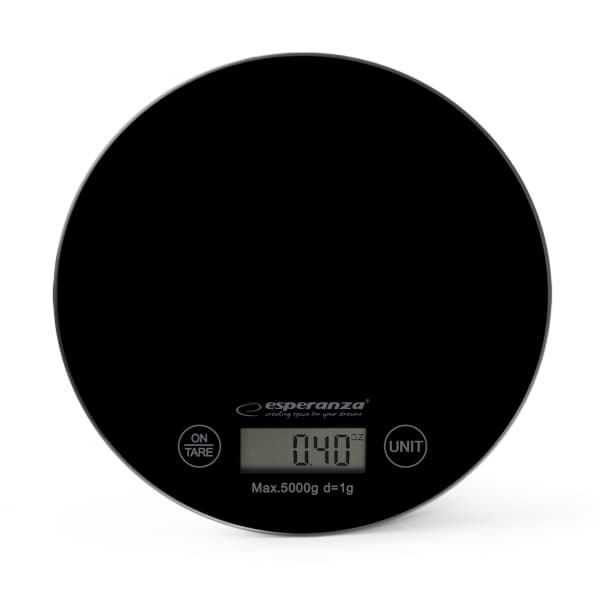 Cantar de bucatarie Esperanza Mango EKS003K max. 5kg Negru "EKS003K"