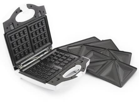 Prajitor de paine tip Sandwich Maker Esperanza Portabella EKT006W3 in 1 700W Alb "EKT006W" — miniatură