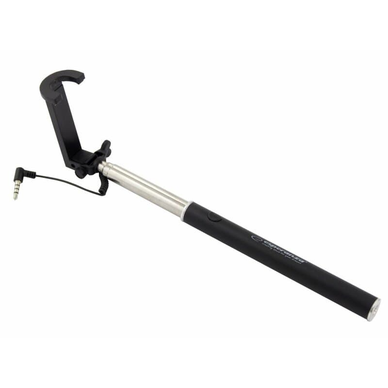 Selfie stick Esperanza EMM119K 24-66.5cm 500g Negru "EMM119K"