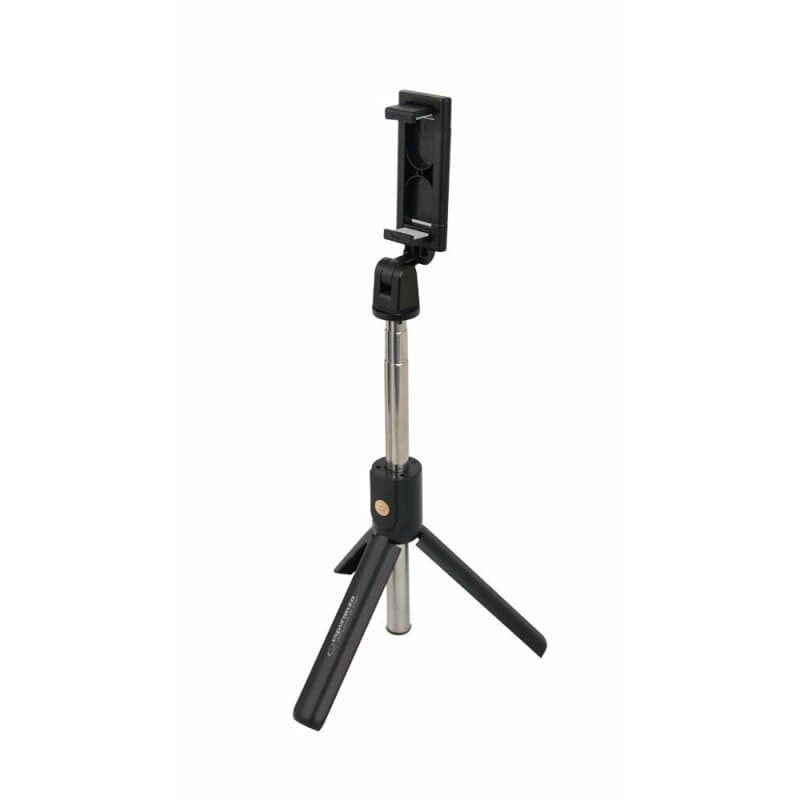 Monopod Bluetooth pentru selfie Esperanza EMM123 19-69cm 500g Negru/Argintiu "EMM123"
