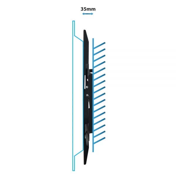 Suport Perete Esperanza Hypnos ERW014 26" - 70" 30 kg Negru "ERW014" — miniatură