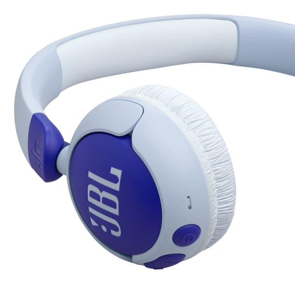 Bluetooth 5.3 Wireless On-Ear Headphones for Kids Alb-Albastru "JBL-JR320BT-BLU" — miniatură