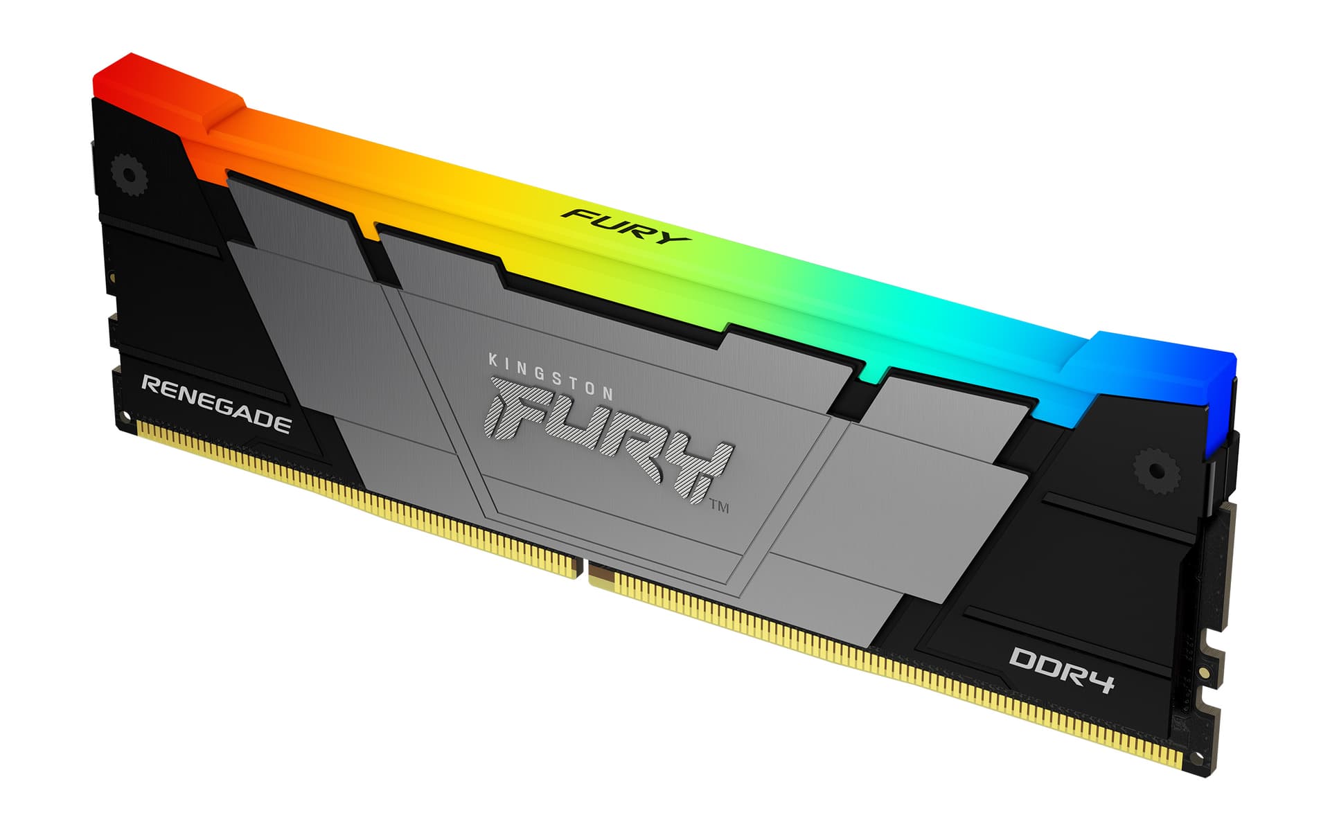 Memorie Kit Memorie Fury Renegade RGB Intel XMP 2.0, 64GB, DDR4-3600MHz, CL18, Dual Channel, Negru "KF436C18RB2AK2/64" — miniatură
